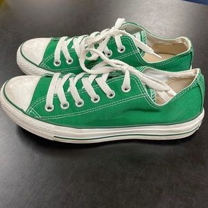 Green Converse Womens 8/Mens 6